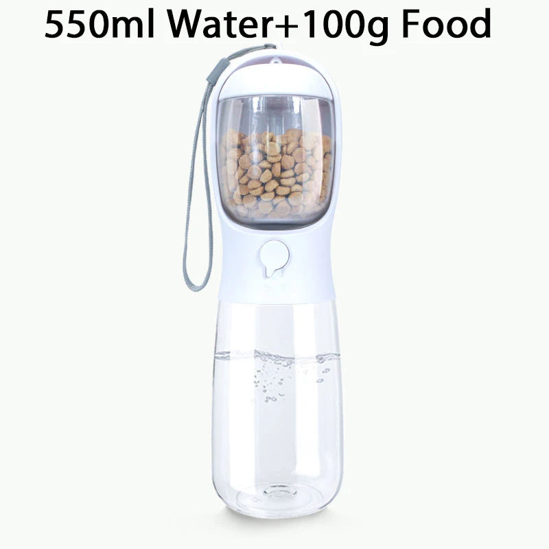 Dog Water food Bottle Portable Travel Pet Drinker Dog Bowl Food Cat Fountain Outdoor Walking Drinking Bottle Dogs Feeder