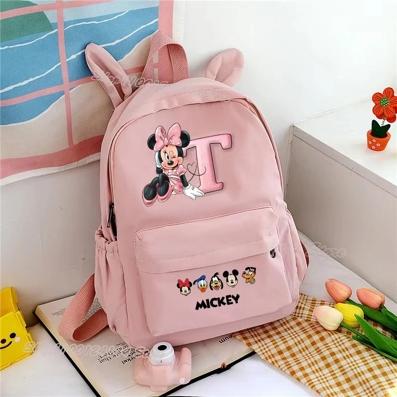 Disney Mickey & Minnie Mouse School Backpack – Adorable & Durable Bookbag for Kids, Teens & Students!
