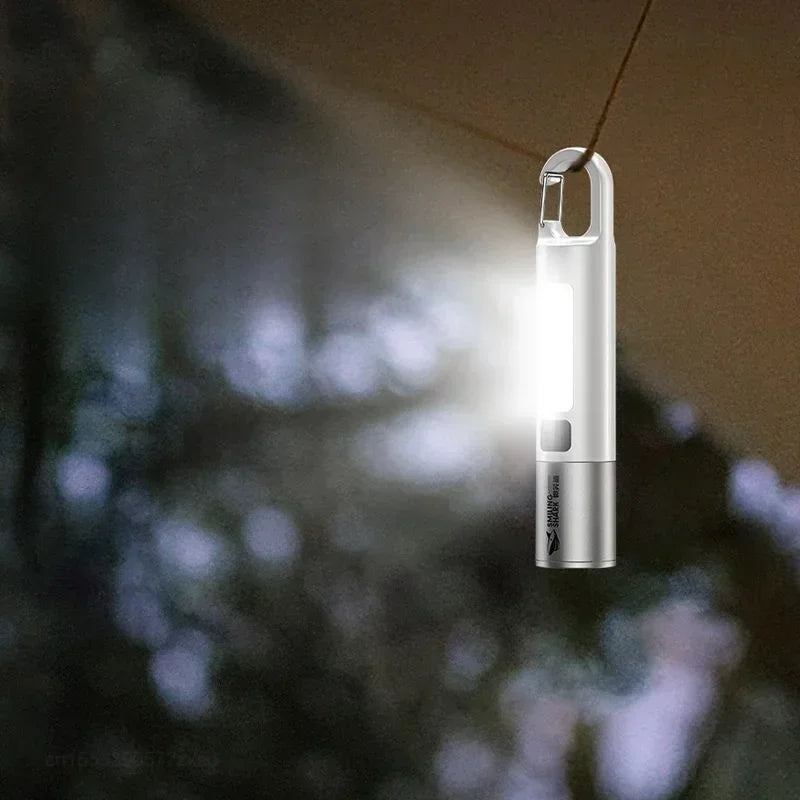 Xiaomi Outdoor Strong Light Flashlight – High Brightness Multifunctional Rechargeable Flashlight with Side Light for Camping & Emergency
