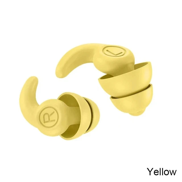 Sleep Soundly & Swim Confidently: Premium Waterproof Anti-Noise Silicone Earplugs for Ultimate Soundproof Comfort!