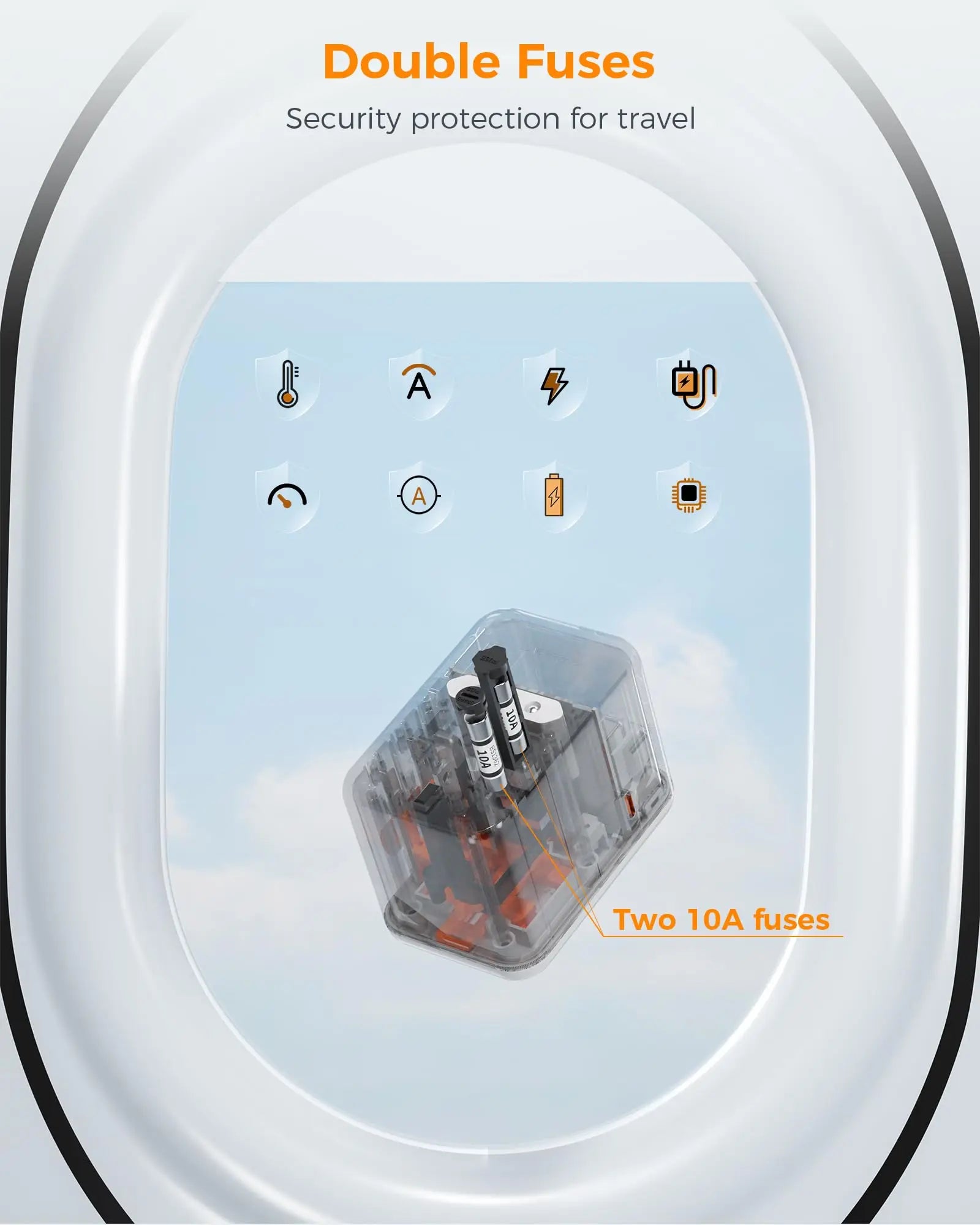 TESSAN 100W GaN Universal Travel Adapter – Fast Charging USB & Type-C Power Adapter for EU/UK/US/AU!