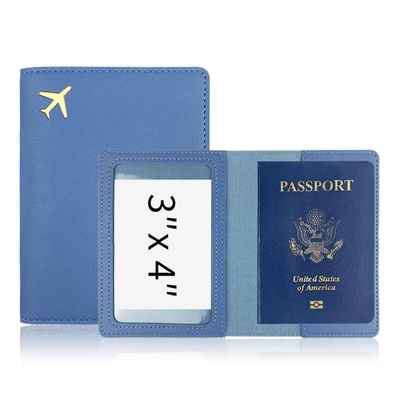 Premium PU Leather Travel Passport Holder – Stylish, Durable & Secure Protection On-the-Go
