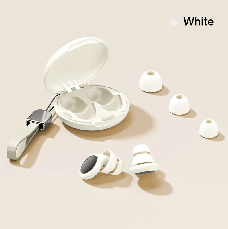🌙 Quiet Your World – 32dB Reusable Silicone Earplugs for Peaceful Sleep, Enhanced Focus & Everyday Noise Relief! 📚✨