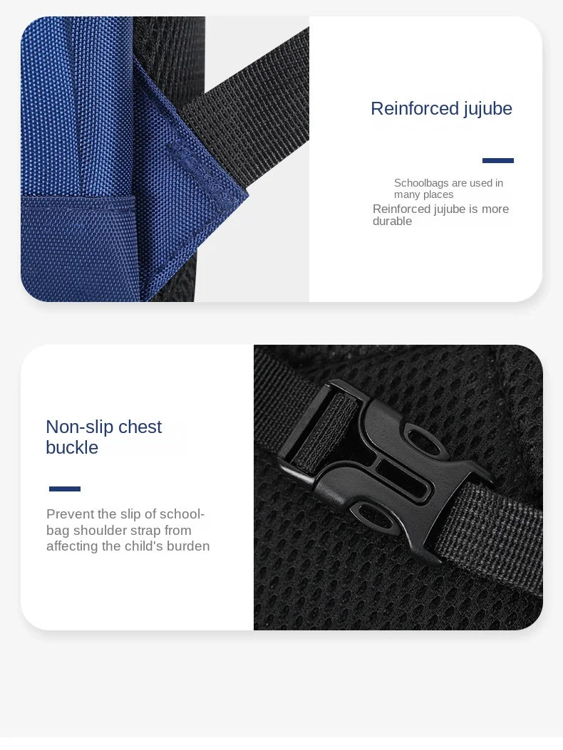 Astronaut-Themed Waterproof School Backpack – Lightweight, Spacious & Spinal Protection Design for Boys!