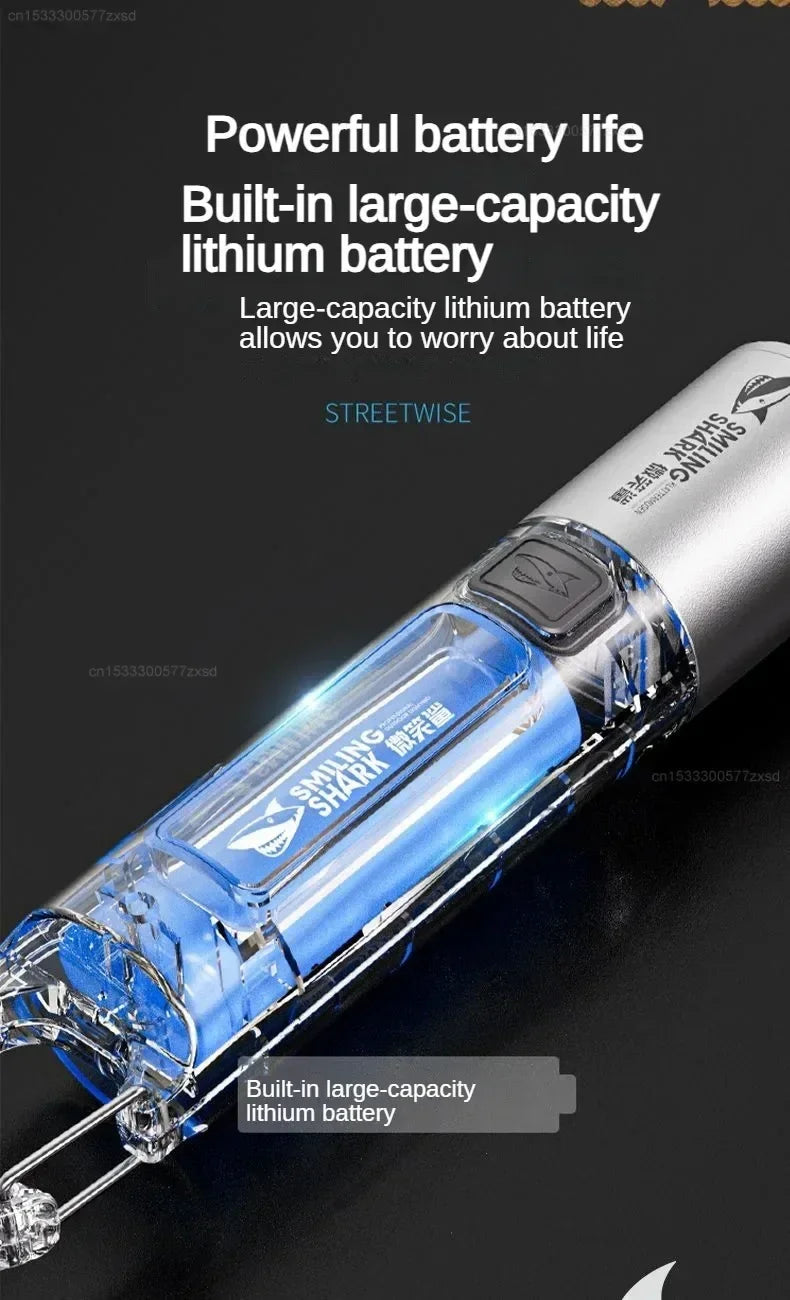 Xiaomi Outdoor Strong Light Flashlight – High Brightness Multifunctional Rechargeable Flashlight with Side Light for Camping & Emergency