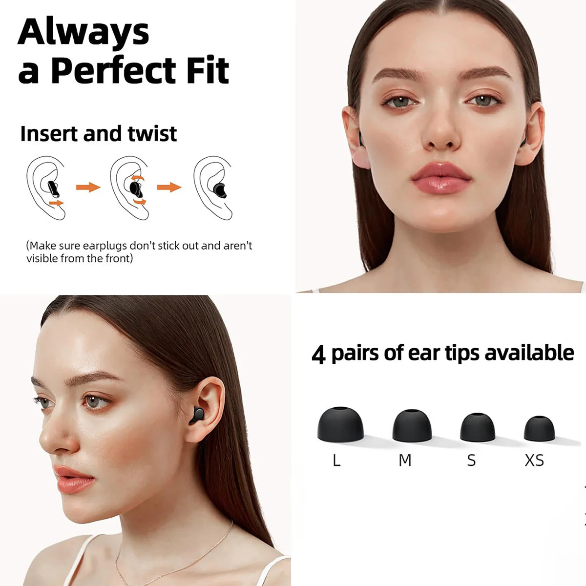 🌙 Sleep Deeper, Focus Better – Ultra-Soft Reusable Silicone Earplugs for Noise Reduction & Comfort! 🎧✨