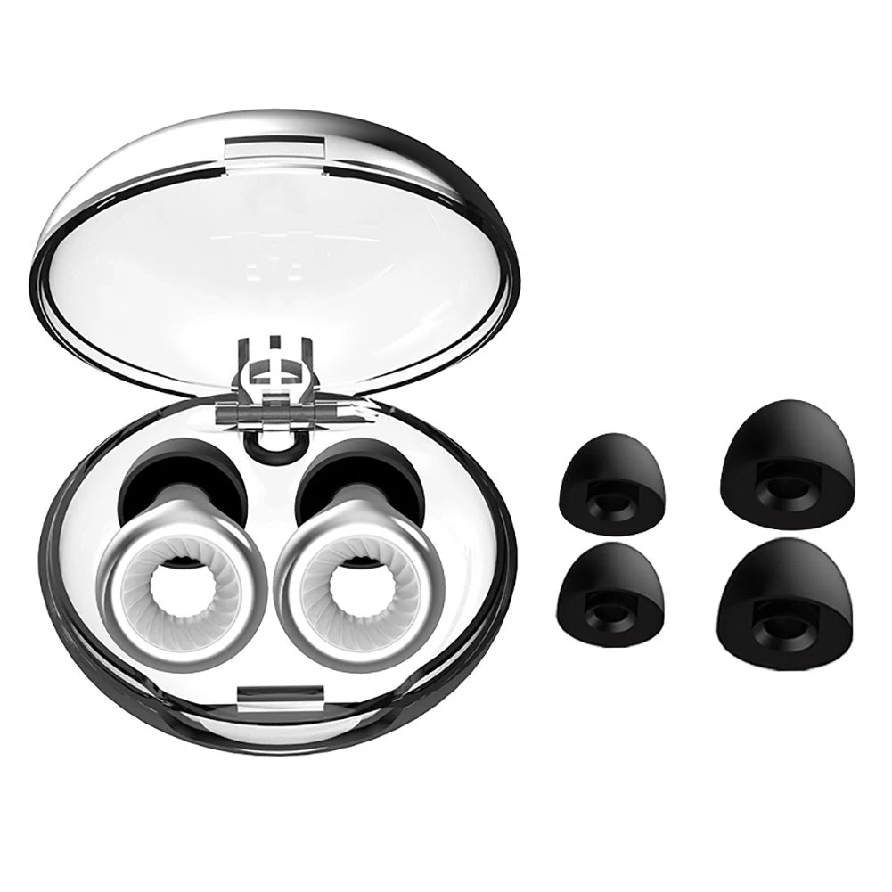 1 Pair Silicone Earplug Swimming Professional Waterproof Earplug With Exquisite Box Set Noise Reduction Earplugs For Sleeping