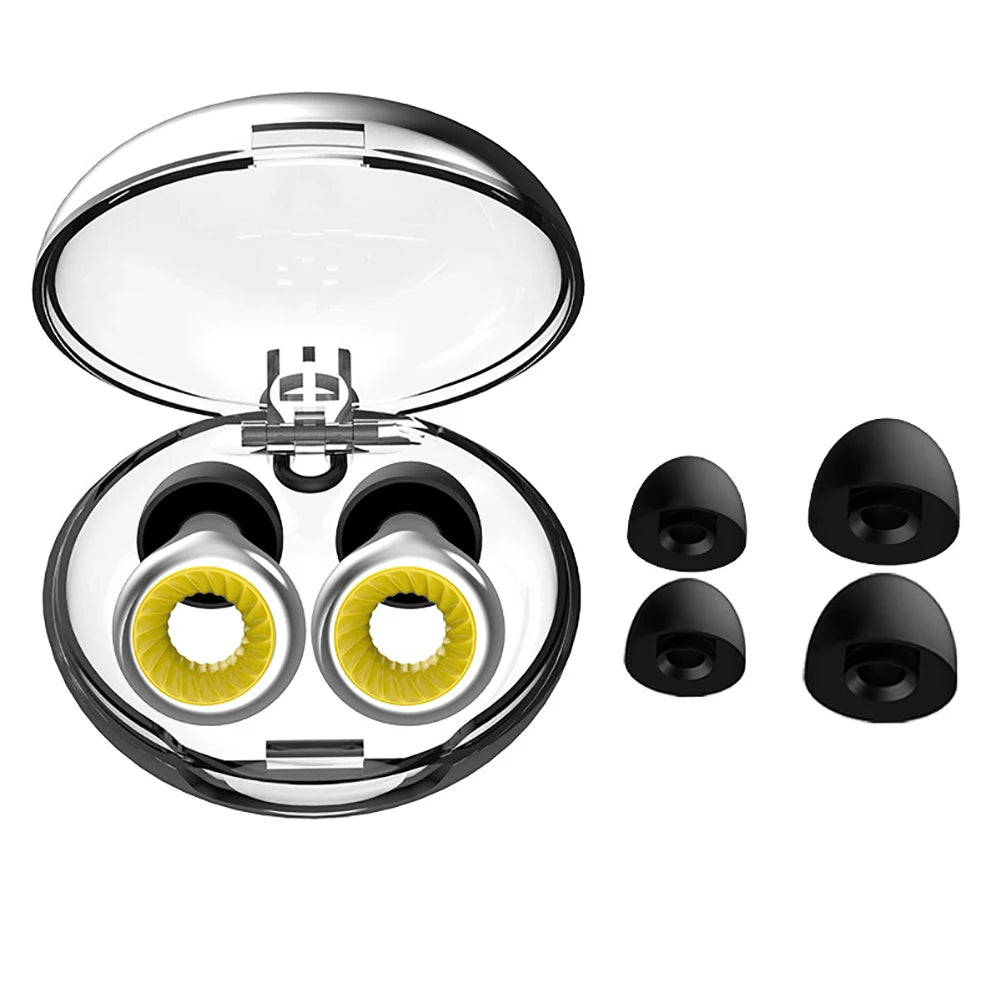 1 Pair Silicone Earplug Swimming Professional Waterproof Earplug With Exquisite Box Set Noise Reduction Earplugs For Sleeping