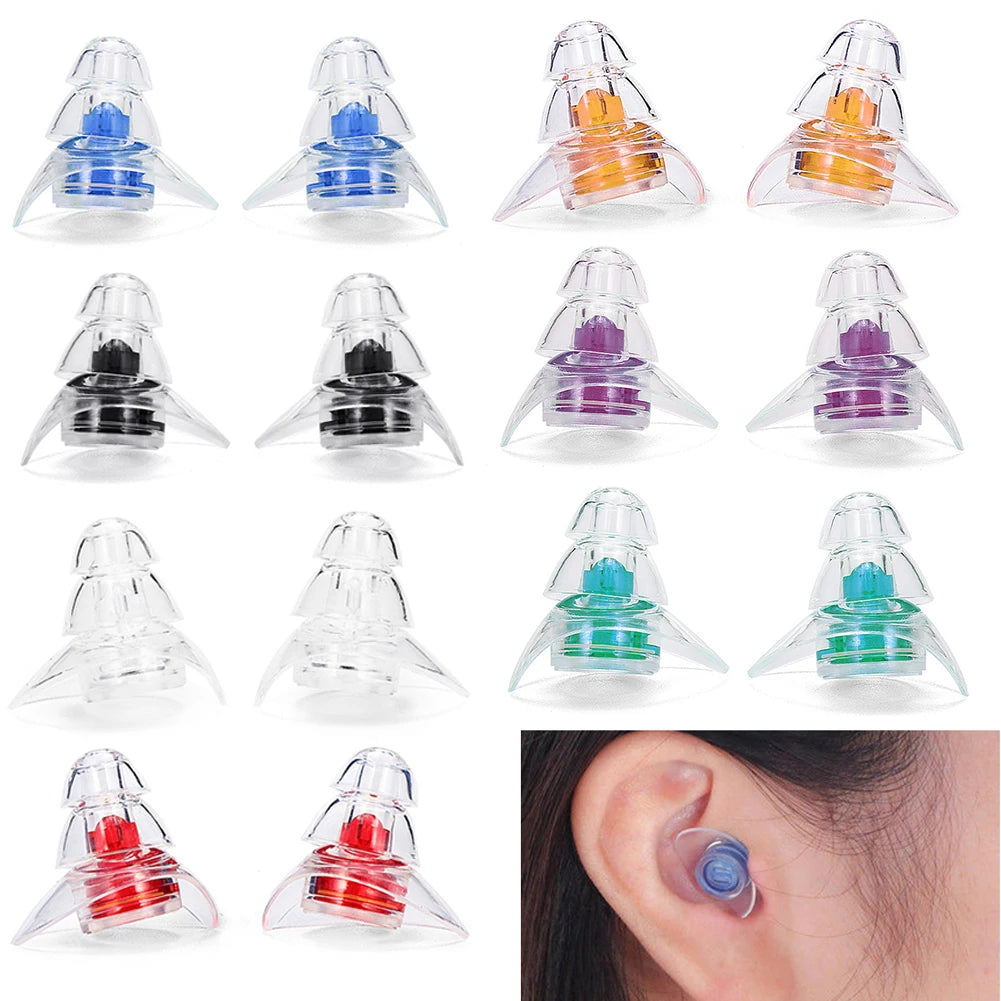 🌙 Block Out Noise, Sleep Better – Soft Silicone Noise-Canceling Earplugs for Sleep, Study & Concerts! 🎧✨