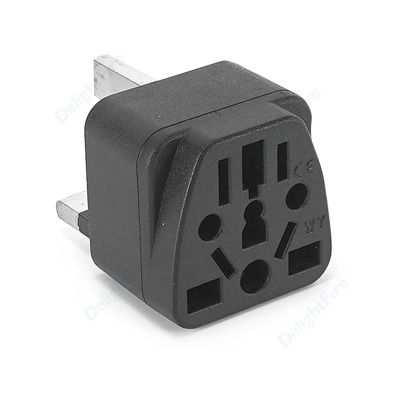 10A UK Plug Adapter – Type G Universal Travel Charger | EU/US/AU to UK Converter for British, Singapore, Malaysia Power Sockets