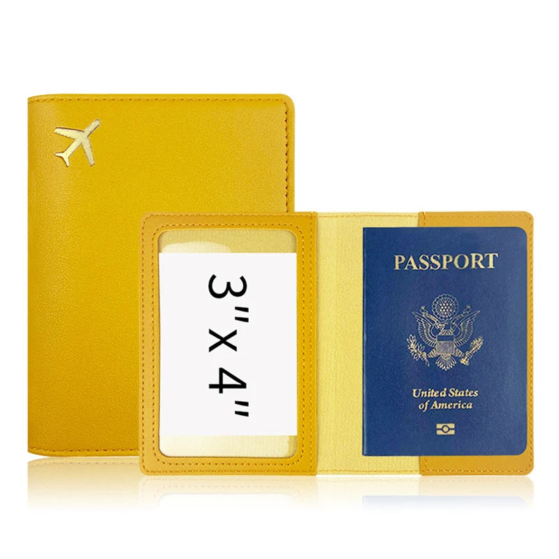 Premium PU Leather Travel Passport Holder – Stylish, Durable & Secure Protection On-the-Go