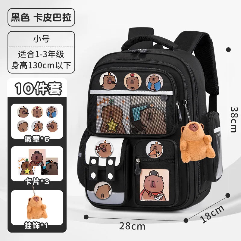 Large Waterproof Orthopedic School Backpack – Durable & Comfortable Book Bag for Boys & Kids!