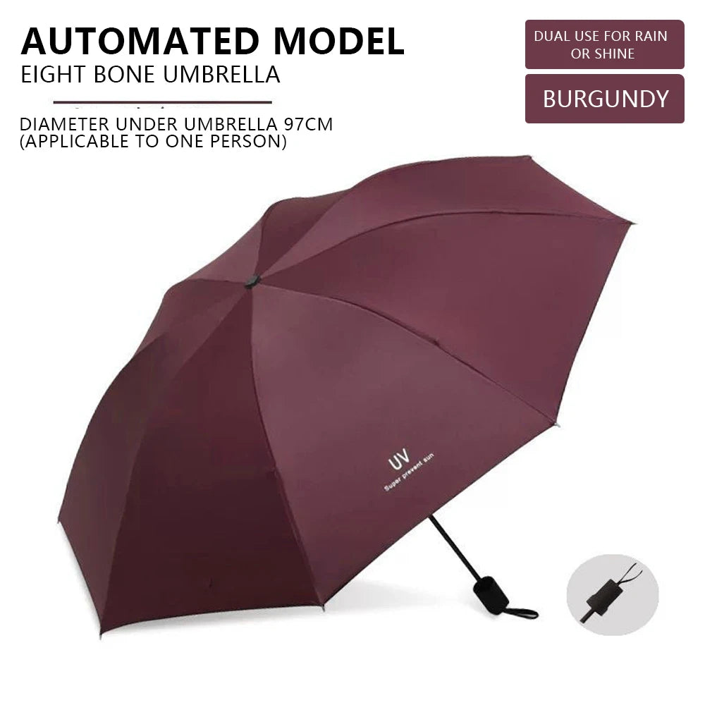 Umbrellas Sun umbrellas Cartoon rain and sunny manually folded student portable umbrellas Sunshade accessories Outdoor equipment