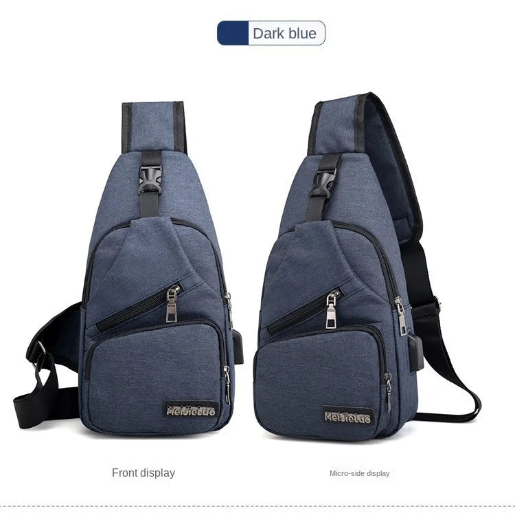 Fashion Casual Crossbody Bag Small Men's Shoulder Bag Men Diagonal Backpack Messenger Phone Bag Boy Fanny Chest Pack New