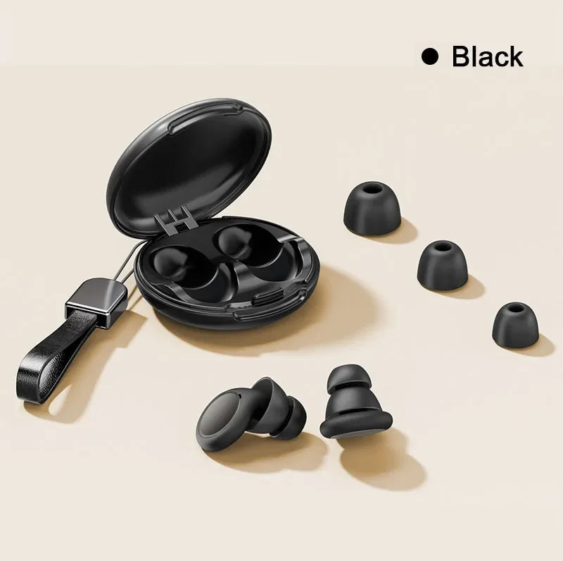 🌙 Quiet Your World – 32dB Reusable Silicone Earplugs for Peaceful Sleep, Enhanced Focus & Everyday Noise Relief! 📚✨
