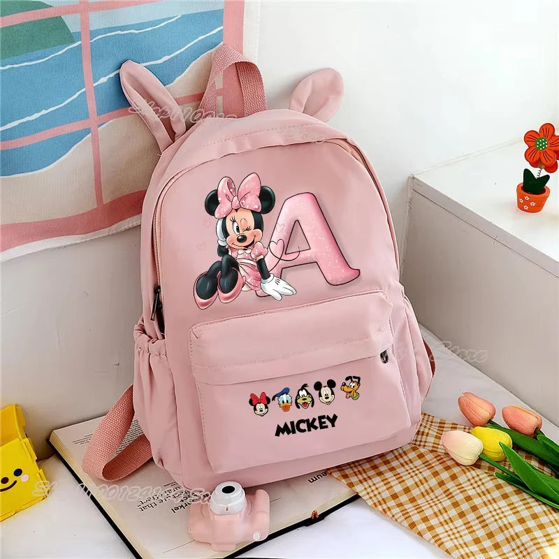 Disney Mickey & Minnie Mouse School Backpack – Adorable & Durable Bookbag for Kids, Teens & Students!