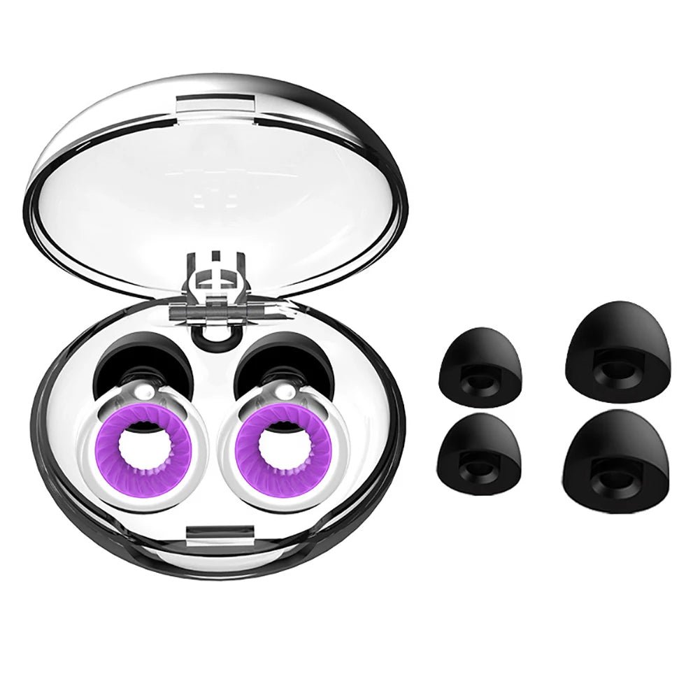 1 Pair Silicone Earplug Swimming Professional Waterproof Earplug With Exquisite Box Set Noise Reduction Earplugs For Sleeping
