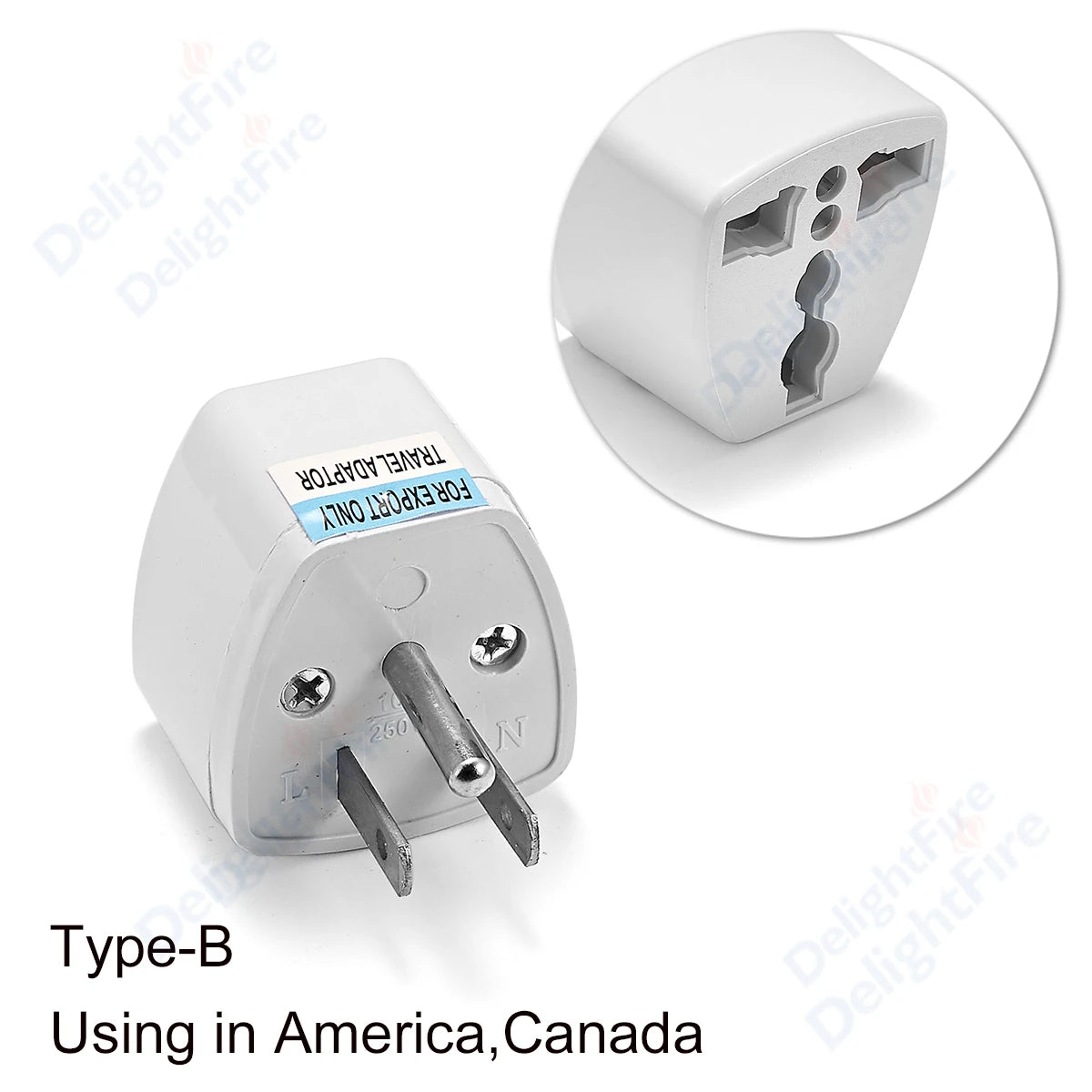 Universal Travel Plug Adapter – UK/EU/KR/US/AU/Brazil/French to Worldwide Power Socket Converter