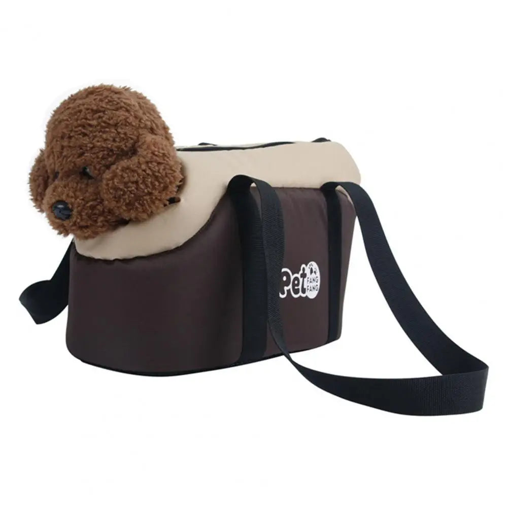 Soft-Sided Pet Carrier Bag – Breathable Travel Tote with Adjustable Straps & Interior Pad for Cats & Small Pets