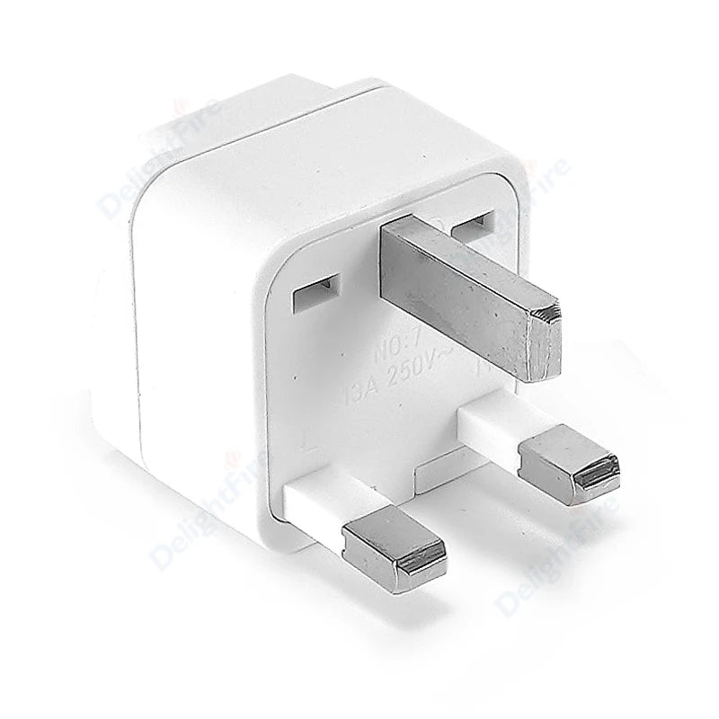 10A UK Plug Adapter – Type G Universal Travel Charger | EU/US/AU to UK Converter for British, Singapore, Malaysia Power Sockets