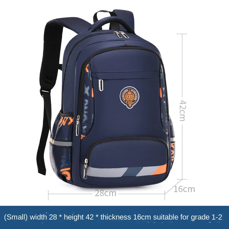 Waterproof Orthopedic School Backpack – Durable & Comfortable Book Bag for Boys & Primary Students!