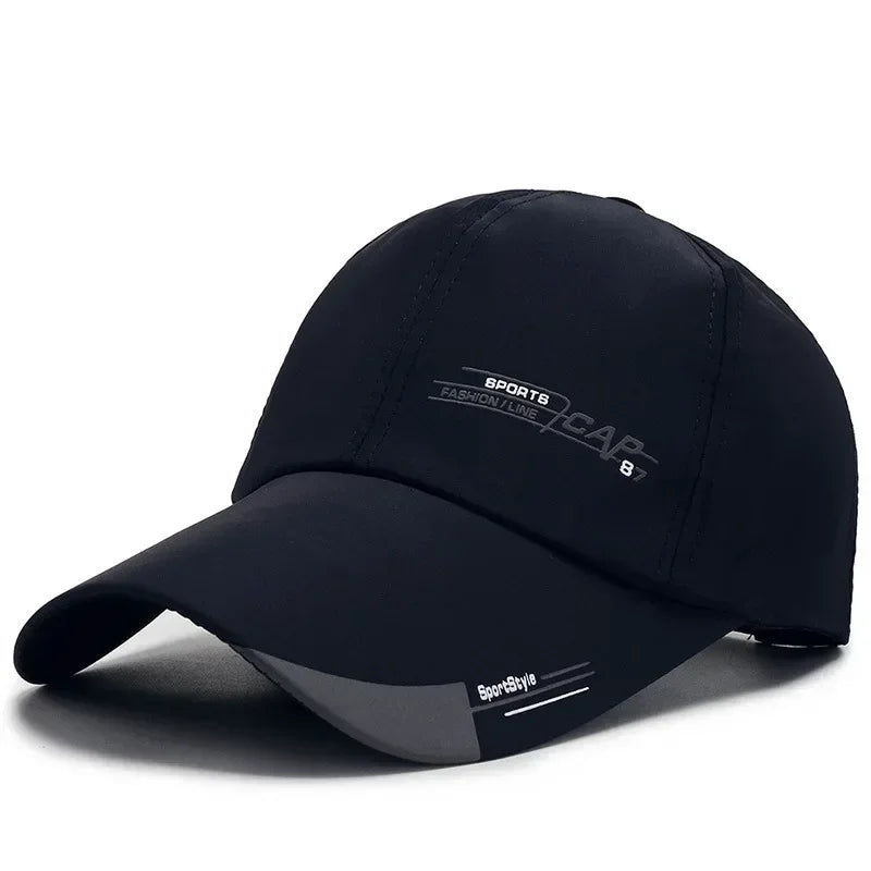 Unisex Adjustable Nylon Baseball Cap – Casual Snapback Sports Hat for Men & Women