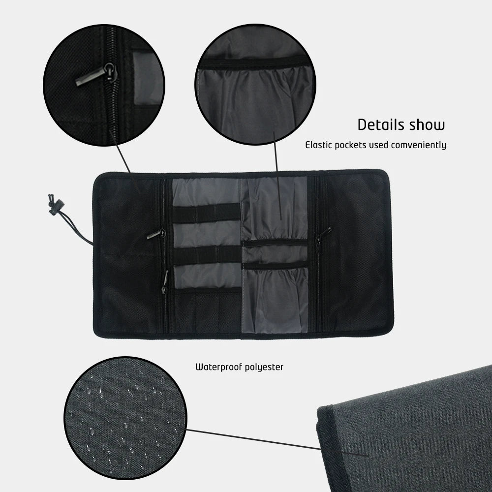 Multifunctional Travel Digital Cable Storage Bag – Lightweight, Waterproof, Portable Organizer for Electronic Accessories