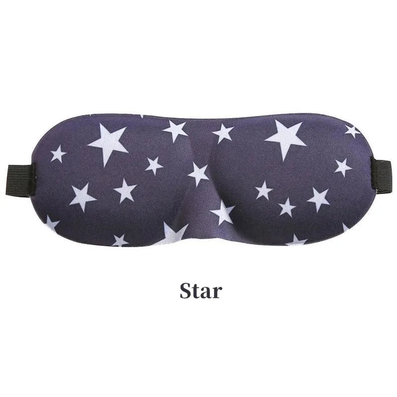 3D Sleep Mask Natural Sleeping Eye Mask Eyeshade Cover Shade Eye Patch Soft Portable Blindfold Travel Eye Shade Sleeping Aid