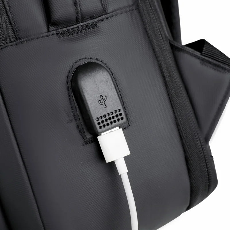 Rilibegan Men Travel Backpack Expand Oxford Big Capacity USB Charge Business Male Backpacks Computer Men Backpacks