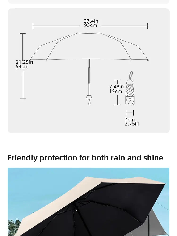 ☔ Compact & Durable Travel Umbrella – Lightweight, Automatic & Reinforced for Strong Wind & Rain Protection! 🌦️✨