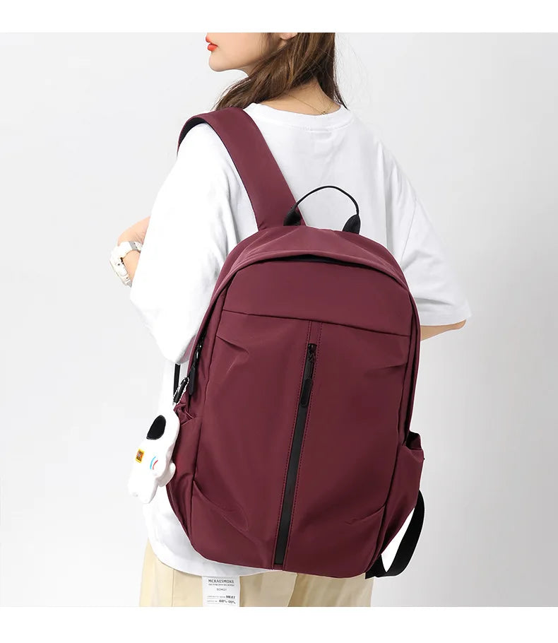 Fashion 35L High Capacity Waterproof Backpack – Trendy Laptop School Travel Bag for Men and Women