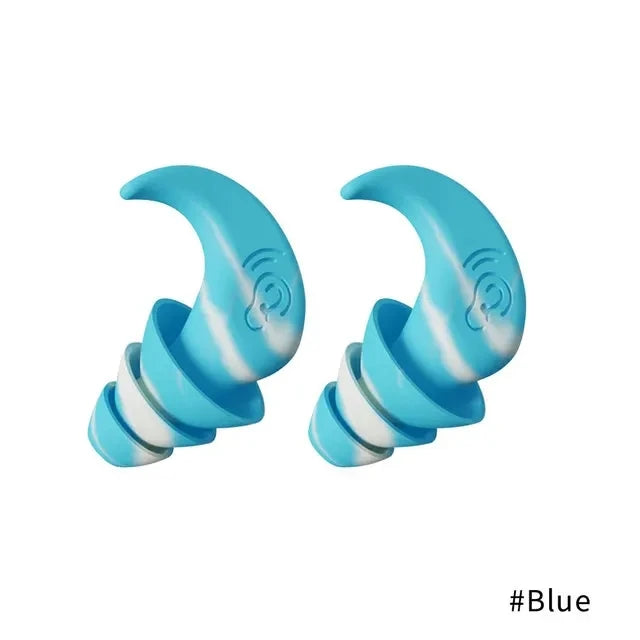 Sleep Soundly & Swim Confidently: Premium Waterproof Anti-Noise Silicone Earplugs for Ultimate Soundproof Comfort!