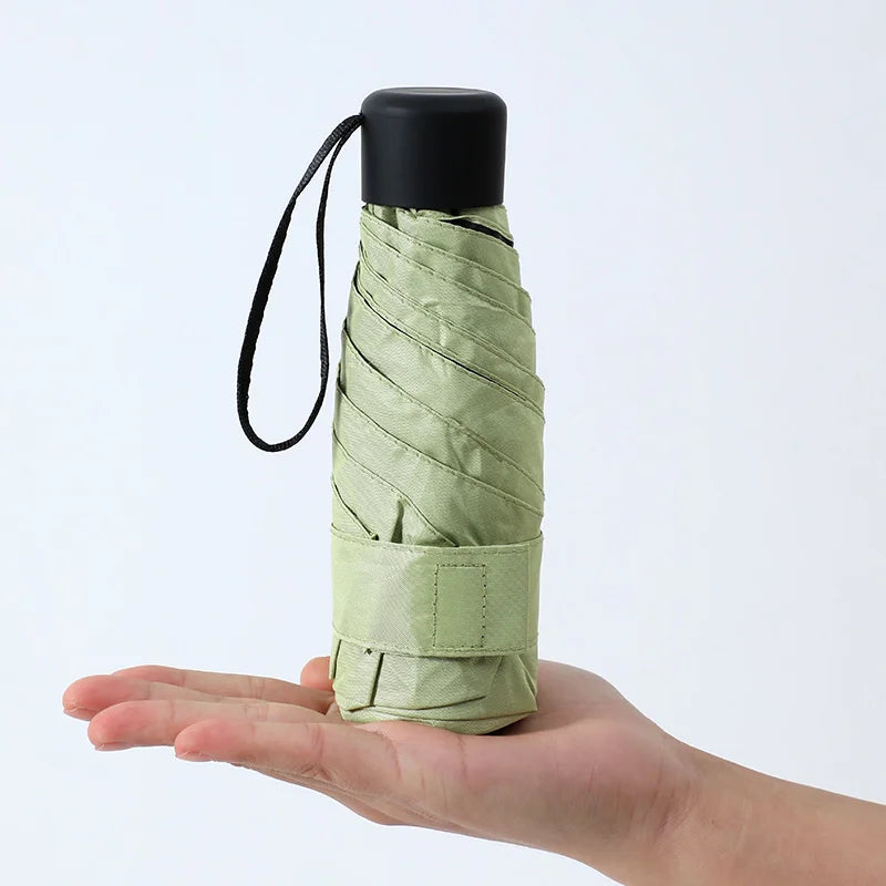 ☀️☔ Ultra-Light Mini Pocket Umbrella – Compact, Windproof & UV-Protective for Travel & Outdoor Use! 🌦️✨