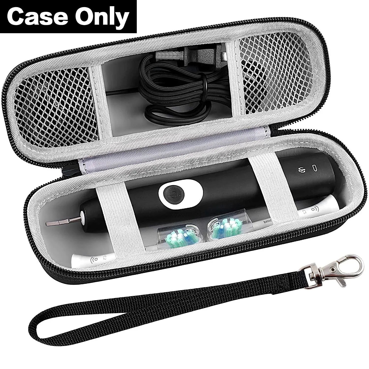 Portable Universal Electric Toothbrush Travel Case – EVA Protective Storage Bag & Organizer