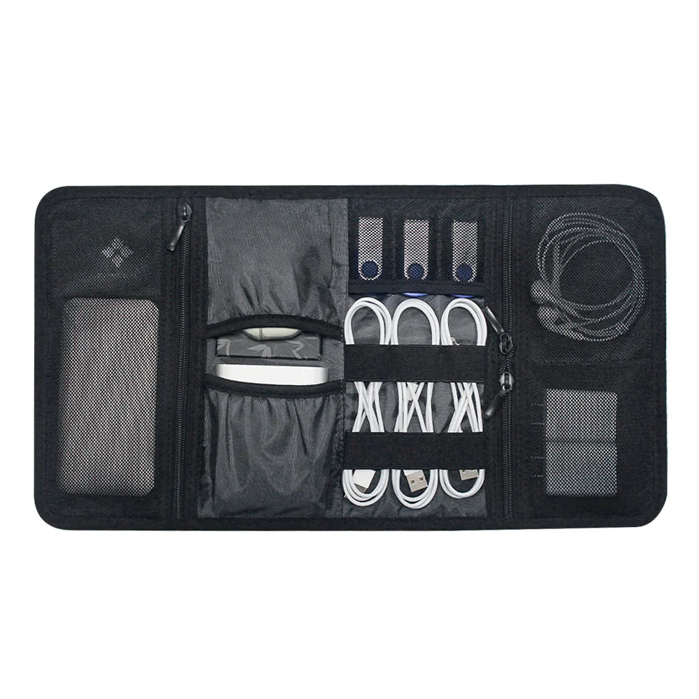 Multifunctional Travel Digital Cable Storage Bag – Lightweight, Waterproof, Portable Organizer for Electronic Accessories