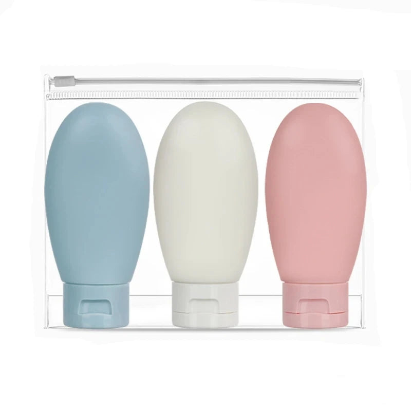 Travel Refillable Bottle Set – Perfect for Cosmetics, Lotion, Shampoo & Toiletries 💧