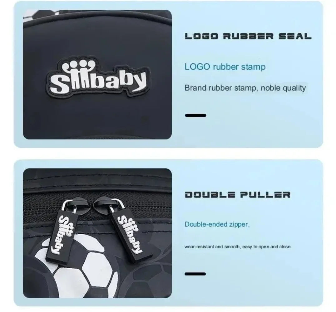 Football-Themed School Backpack – Durable & Stylish Travel Bag for Boys & Teenagers!