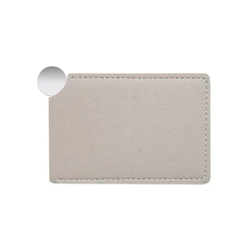 Stainless Steel Mini Card Mirror – Unbreakable, Shatterproof & Portable Pocket Makeup Mirror