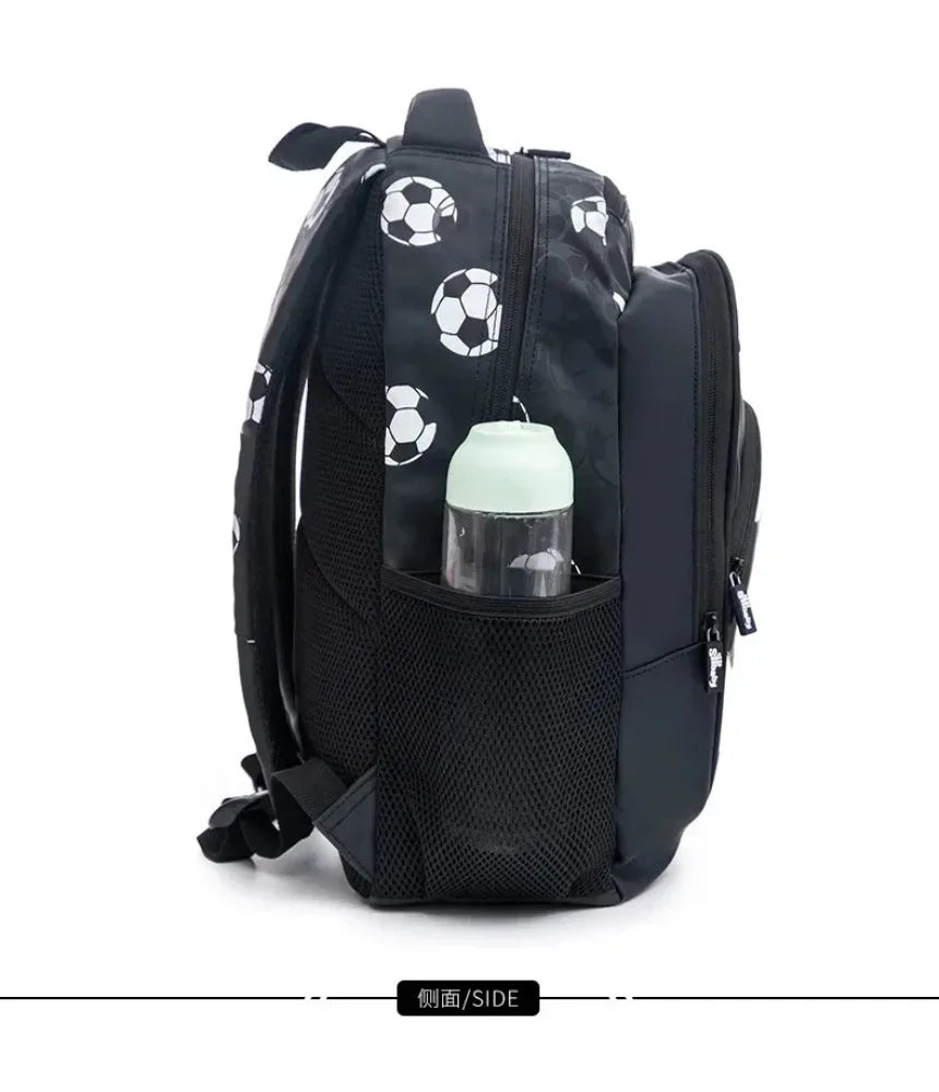 Football-Themed School Backpack – Durable & Stylish Travel Bag for Boys & Teenagers!