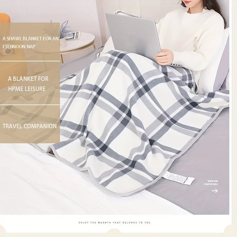 Cozy Wearable Flannel Blanket – Soft, Warm & Perfect for Home, Office & Travel Comfort!
