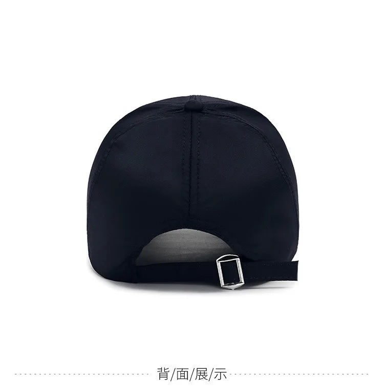 Unisex Adjustable Nylon Baseball Cap – Casual Snapback Sports Hat for Men & Women