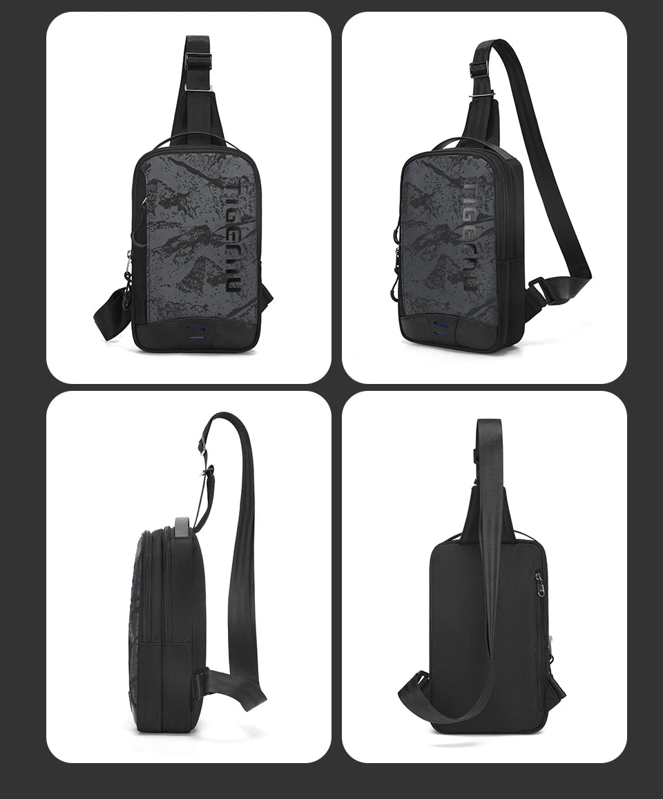Men's Cool Style Chest Bag – Lightweight Crossbody Shoulder Bag with Lifetime Warranty