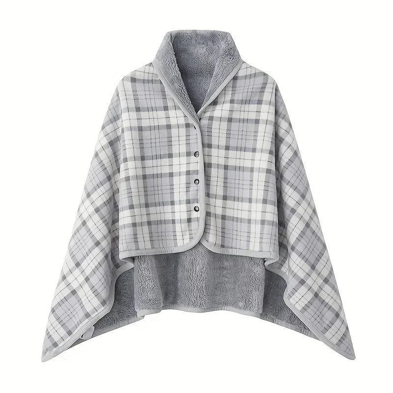 Cozy Wearable Flannel Blanket – Soft, Warm & Perfect for Home, Office & Travel Comfort!