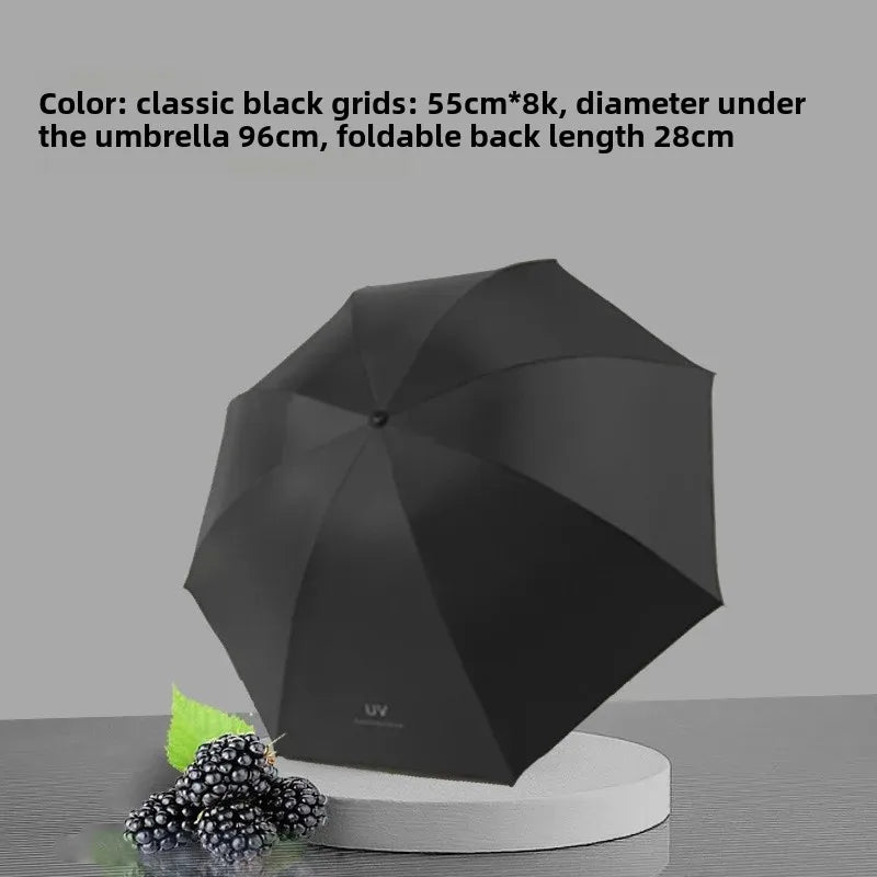 ☀️☔ Automatic UV Protection Umbrella – Three-Fold, Windproof & Customizable for Business & Travel! 🌦️✨