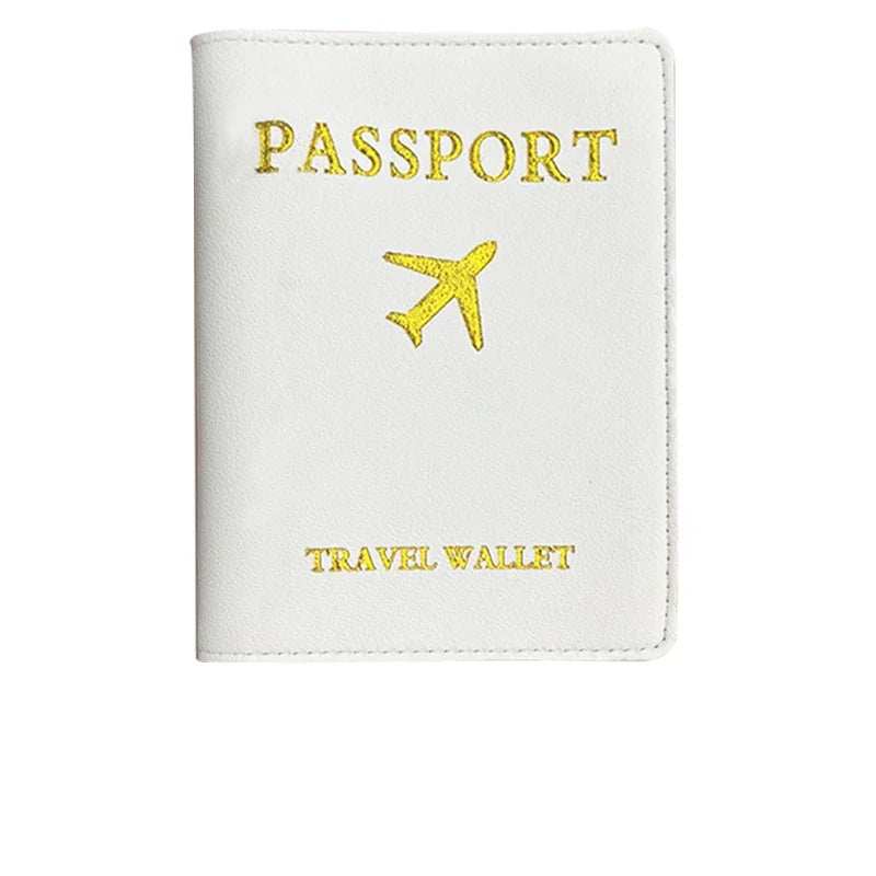 1PCS PU Leather Passport Holder Case – New Women & Men Passport Cover, Wallet, Travel Bank Card Document Bag