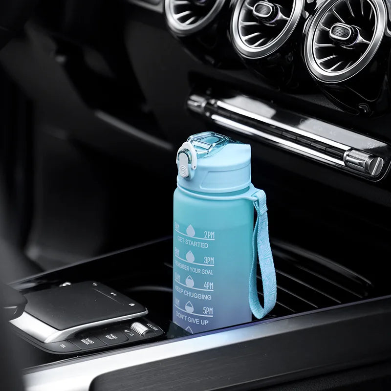 900ML Water Bottle With Straw Sport Water Bottle for Children BPA-Free Leakproof Drinking Bottles Outdoor Travel