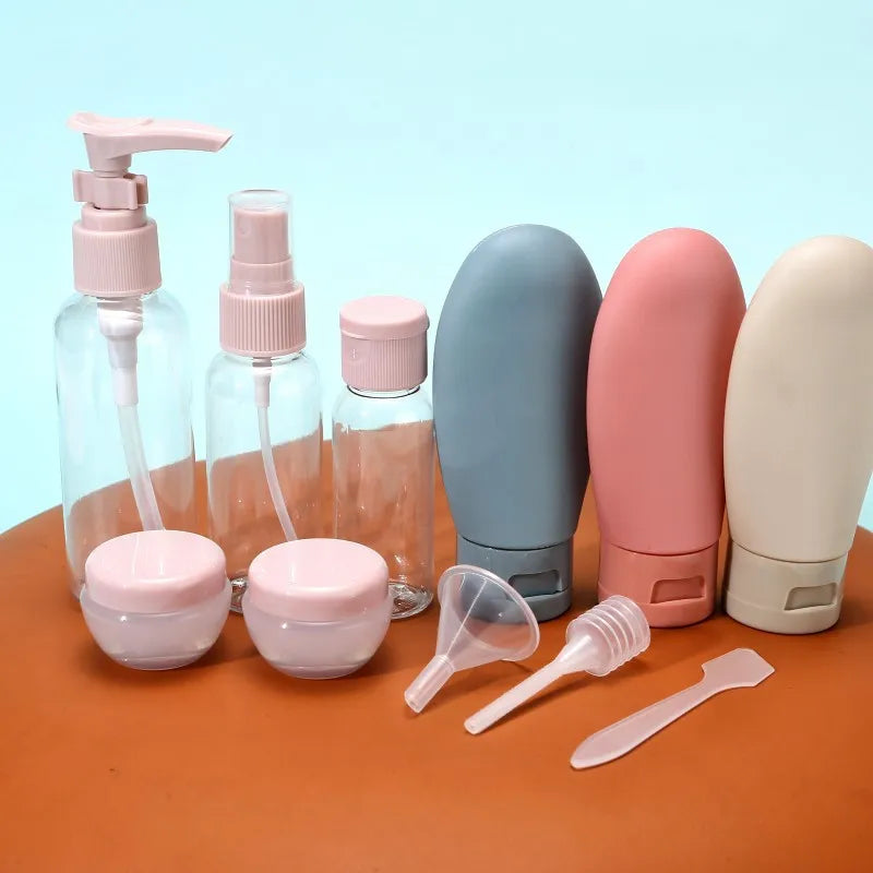 Travel Refillable Bottle Set – Perfect for Cosmetics, Lotion, Shampoo & Toiletries 💧