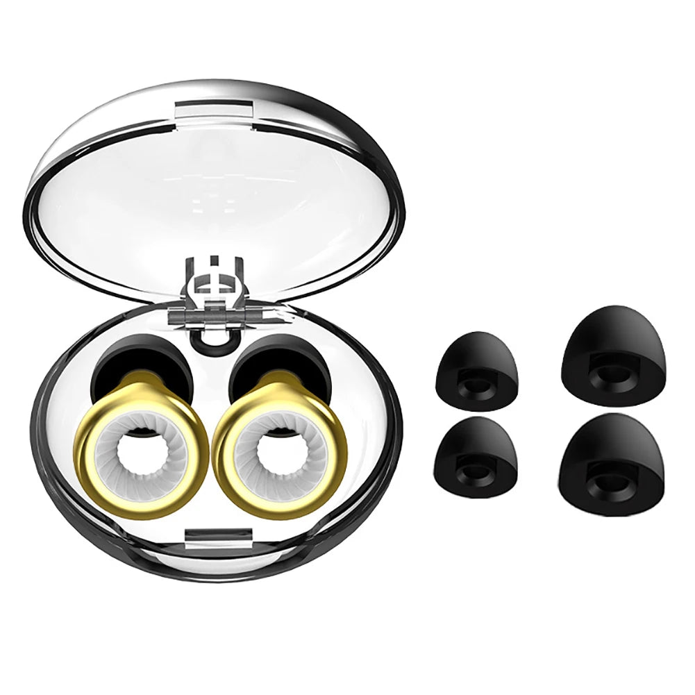 1 Pair Silicone Earplug Swimming Professional Waterproof Earplug With Exquisite Box Set Noise Reduction Earplugs For Sleeping