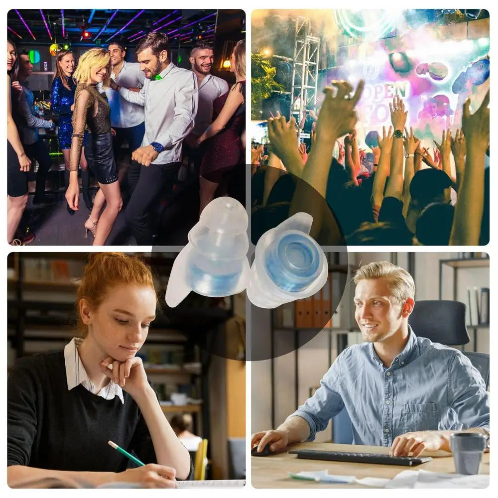 🎵 Protect Your Ears & Enjoy Pure Sound – Professional Soft Silicone Music Earplugs for Concerts, Sleep, DJs & Sports! 🎧✨