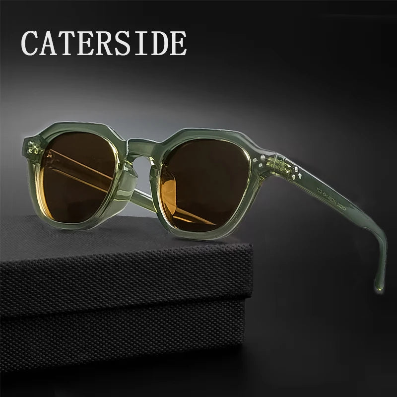 CATERSIDE Retro Polarized Sunglasses – Ultralight TR90 Frame for Men & Women ✨☀️
